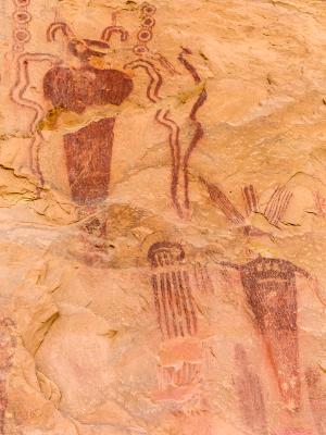 Aliens and Snakes Pictograph Aliens and Snakes Pictograph