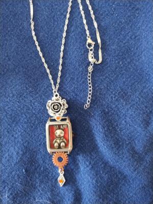 Little Bunny Repurposed Lady's watch pendant Little Bunny Repurposed Lady's watch pendant