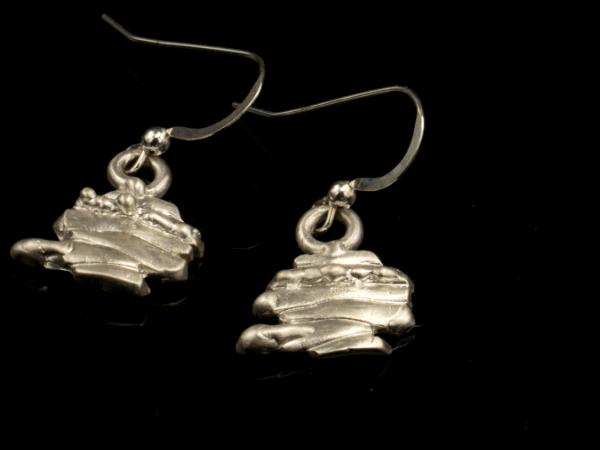 Sterling Nugget Earrings