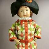 Harlequin Costume For 14" Schoenhut