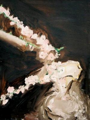 Apple Blossoms in Vase-SOLD Apple Blossoms in Vase-SOLD
