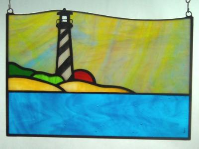 Small Hatteras Lighthouse Sunset Panel Small Hatteras Lighthouse Sunset Panel