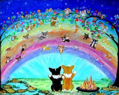 Visit From The Rainbow Bridge Llyr's Fire 2018    8x10