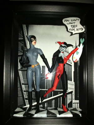 Batman, the Animated Series: Not This One, diorama frame, 6x9. 2017. Batman, the Animated Series: Not This One, diorama frame, 6x9. 2017.