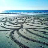 large scale sand mandala