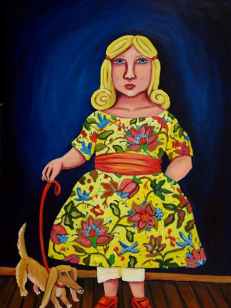 The Girl in Her Floral Dress