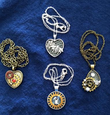 Assorted SP pendants, $35 each