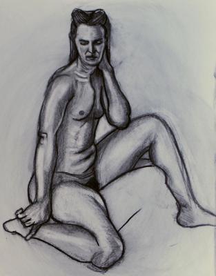Sonia, Seated Nude Sonia, Seated Nude