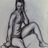 Sonia, Seated Nude