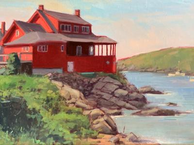 The Red House 20x30" oil The Red House 20x30" oil