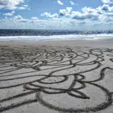 Large scale sand mandala 