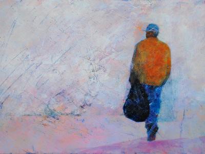 Man Walking (with a trash bag) Man Walking (with a trash bag)