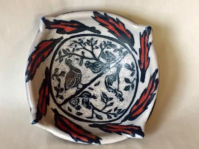 Birds and Leaves Bowl