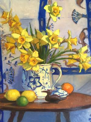 Egyptian Daffodils 2 18x24" oil Egyptian Daffodils 2 18x24" oil