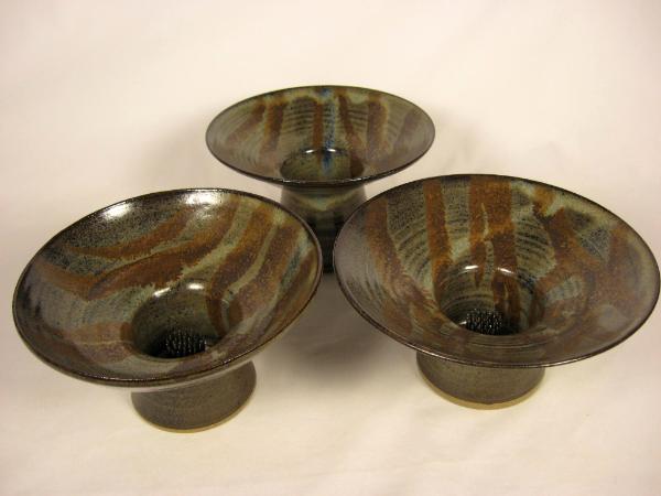 120508.IJK Flower Vases with Multiple Glazes