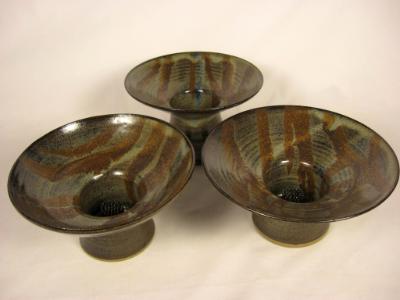 120508.IJK Flower Vases with Multiple Glazes 120508.IJK Flower Vases with Multiple Glazes