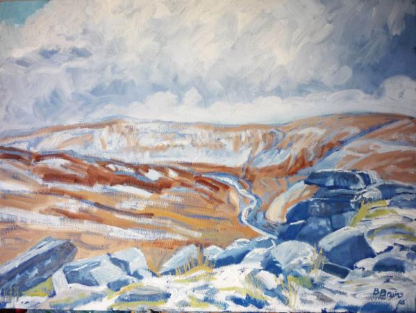 Winter at Tavy Cleave, Dartmoor