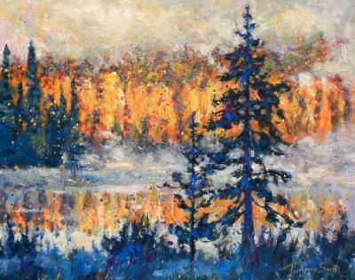Golden Morning in Algonquin Park, Ontario Golden Morning in Algonquin Park, Ontario