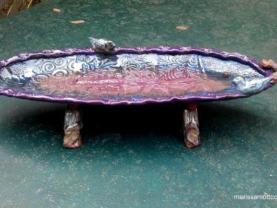 Oblong Birdbath Oblong Birdbath