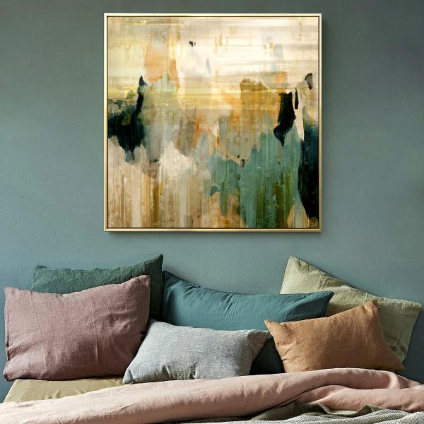 Sea Gold - Large Abstract Art For Sale