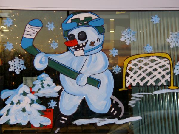 Snowman hockey