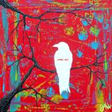 "Luck Of The White Raven- Red"
