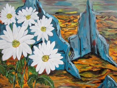 Daisies within the Ruble of Life Once Lived, “Say Welcome Home” to Nobody. Daisies within the Ruble of Life Once Lived, “Say Welcome Home” to Nobody.