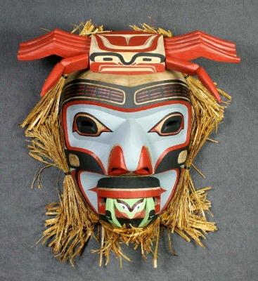 Kwaguilth Tokwit Dancer Mask Kwaguilth Tokwit Dancer Mask