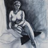 Signe, Seated, Nude