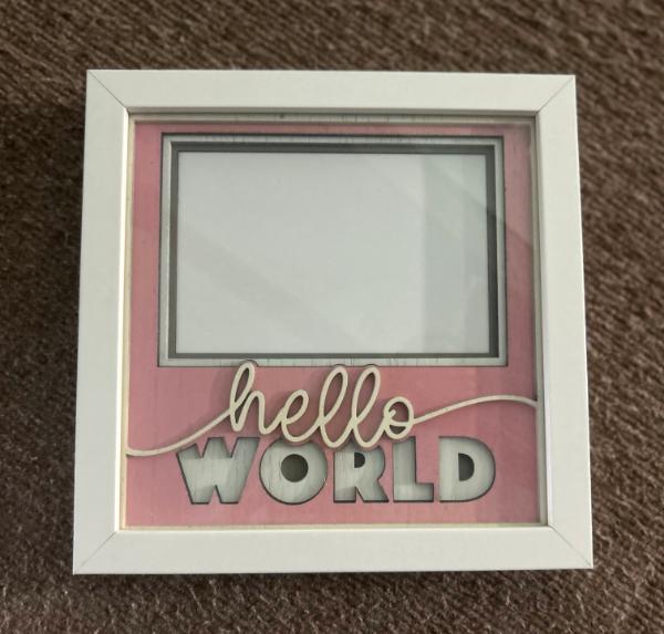 hello world in pink