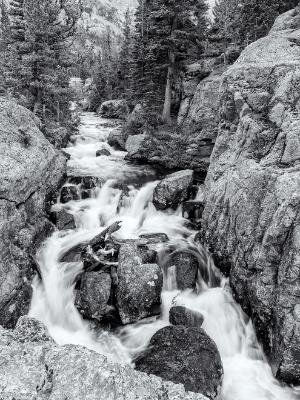 Glacier Gorge B&W Glacier Gorge B&W