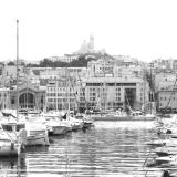 Black & White: Port in Marseilles