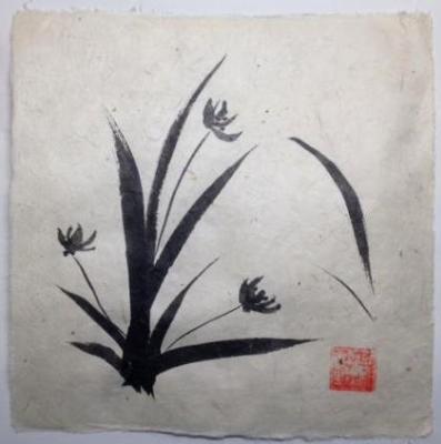 12x12" Mountain Orchid 5 (available) 12x12" Mountain Orchid 5 (available)