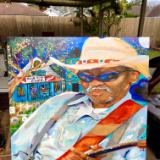 Blue Dog cafe with Clarence Gatemouth Brown