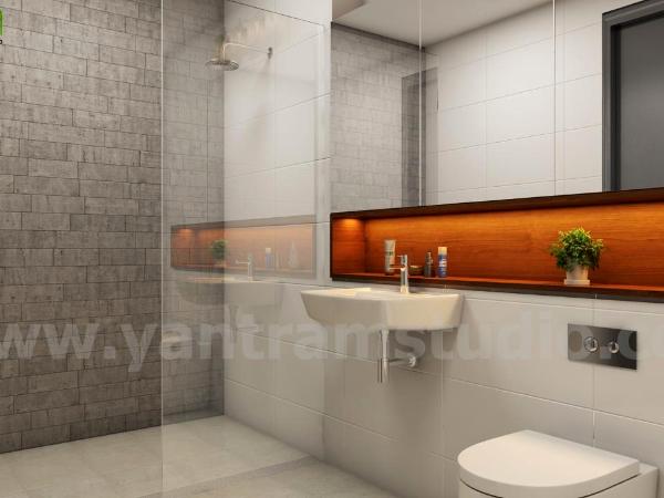 3D Interior Bathroom Design
