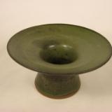 120321.K Flower Vase with Matte Green Glaze