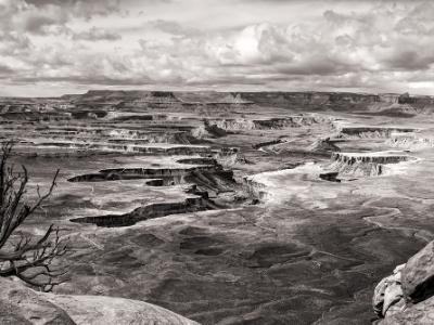 Green River Overlook B&W Panorama (Click for full width) Green River Overlook B&W Panorama (Click for full width)