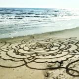 large scale sand mandala