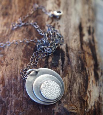 *SOLD OUT* Mod circles Sterling silver necklace *SOLD OUT* Mod circles Sterling silver necklace
