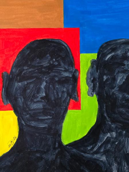 Shadows cages with a geometric world.  