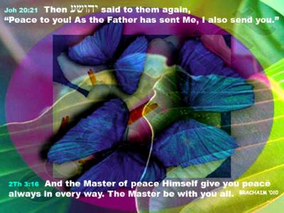 John 20:21&Thes. 3:16 John 20:21&Thes. 3:16