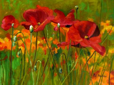Red Poppies SOLD