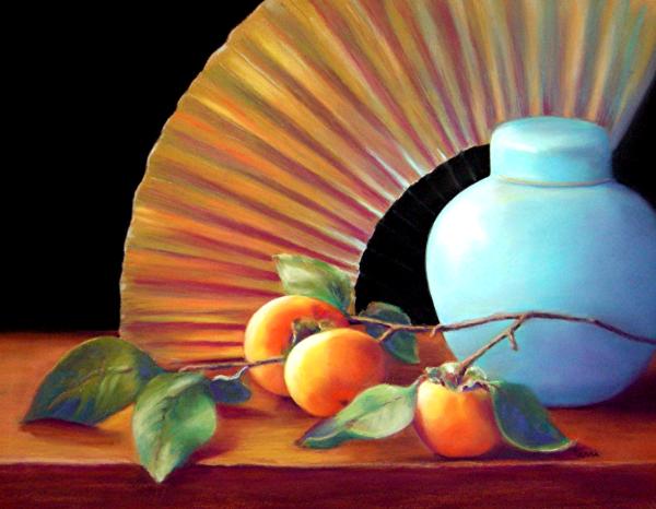 Fan and Ginger Jar
