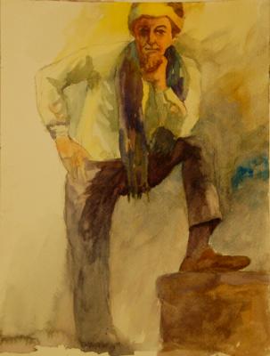 U48 Male Model, leaning on stair (SOLD)