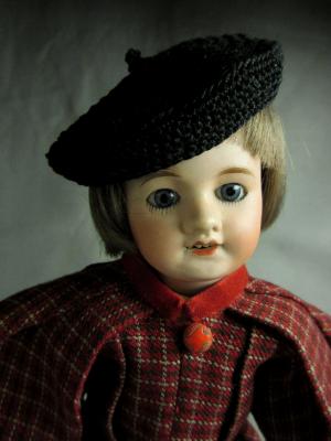 antique glass button