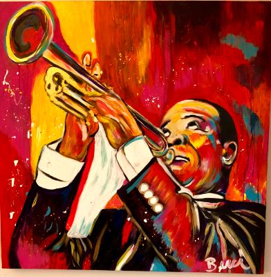 Satchmo in pink Satchmo in pink