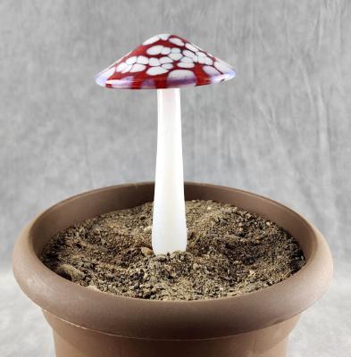 #04152410 mushroom with glass stake 6''Hx4''W $70 #04152410 mushroom with glass stake 6''Hx4''W $70