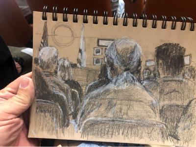 Jury Duty Court Sketch