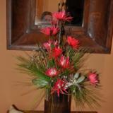 Christmas floral arrangement 2014