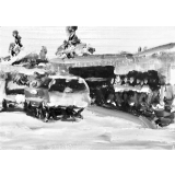 Tire Store Oil Sketch